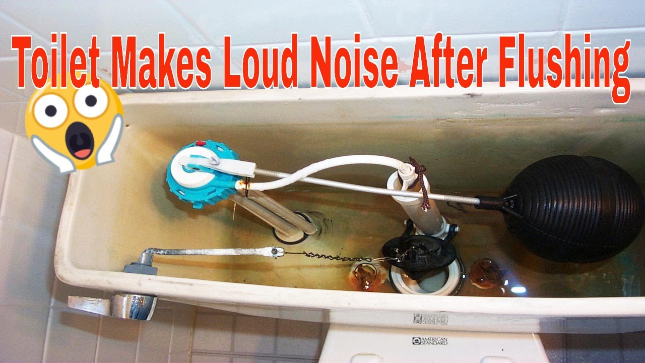 toilet makes loud